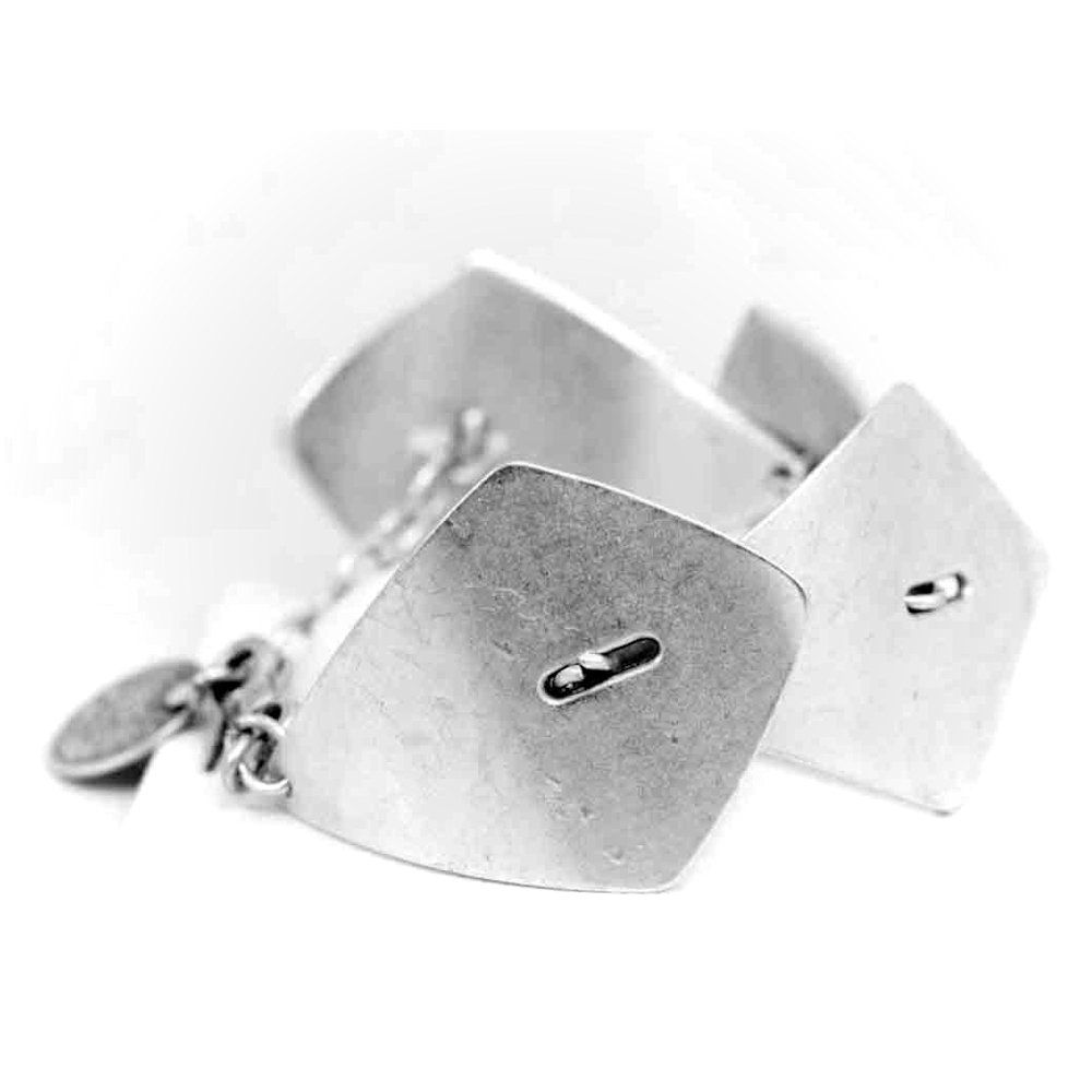 Silver & Pewter Bracelet