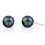 Thumbnail: 6.0-6.5mm Black Akoya Pearl Stud Earrings