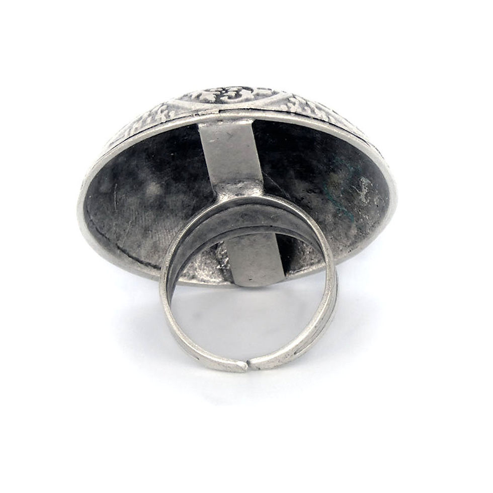 Thumbnail: Silver & Pewter Ring