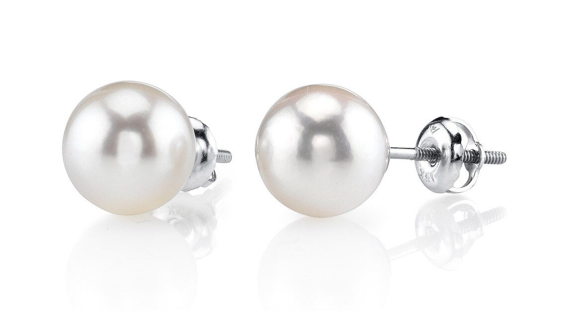 7.0-7.5mm Hanadama Akoya Pearl Stud Earrings