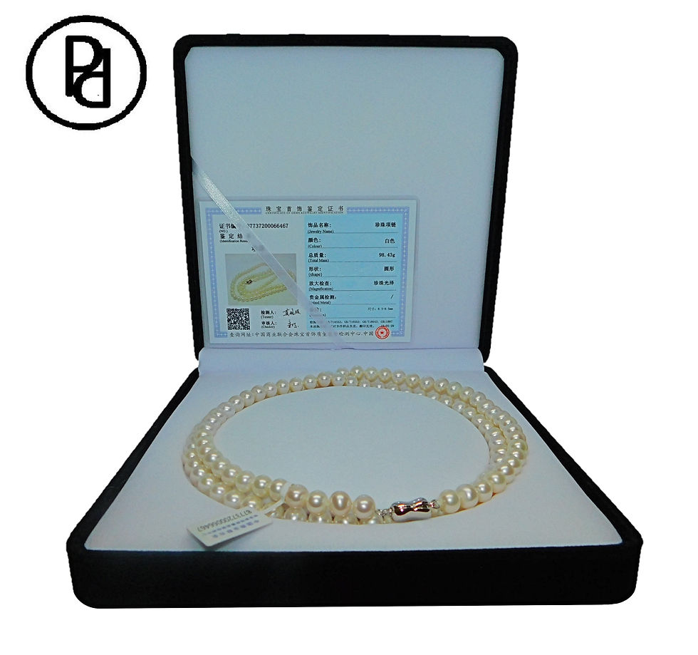 Thumbnail: 7.0-7.5mm White Opera Length Akoya Pearl Necklace - AA+ Quality