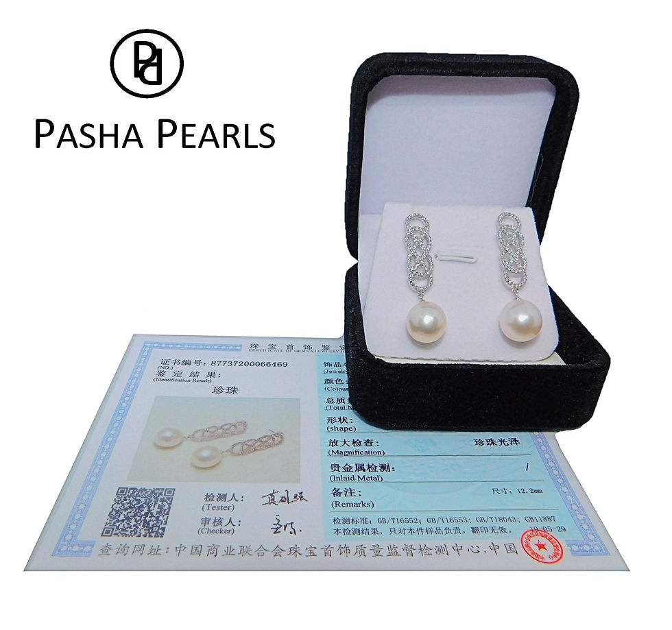 Thumbnail: Freshwater Pearl Drop Earrings - Delta Design