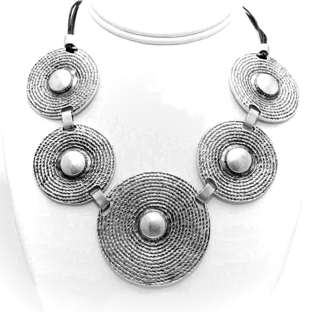 Silver & Pewter Necklace