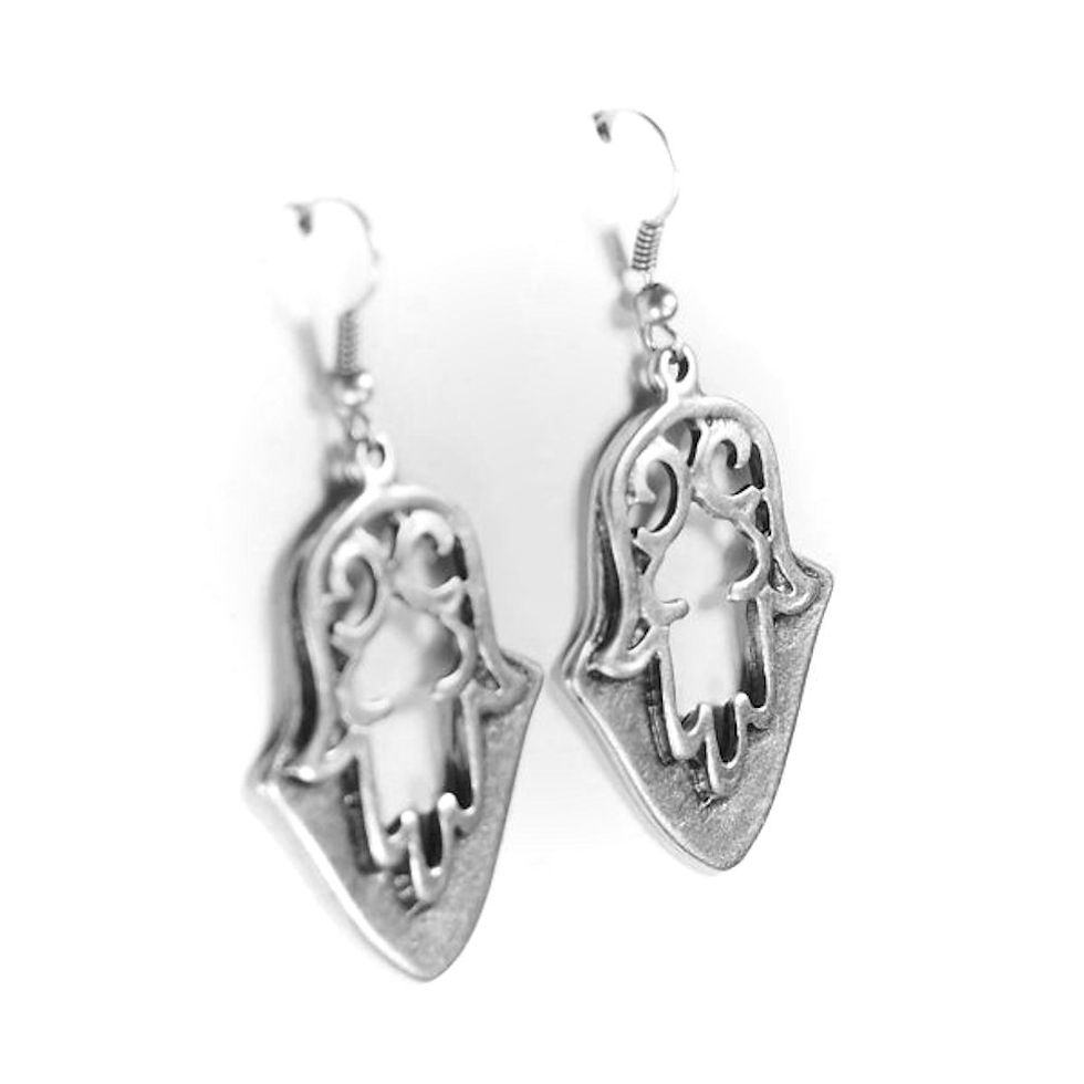 Thumbnail: Silver & Pewter Earrings