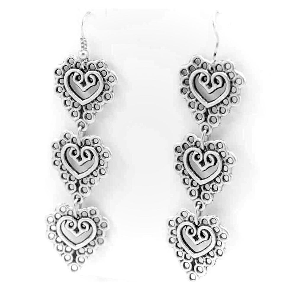 Thumbnail: Silver & Pewter Earrings