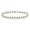 Thumbnail: 8.0-10.0mm Round White South Sea Pearl Necklace - AAAA Quality