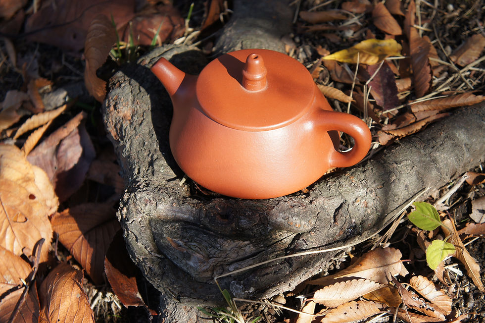 Thumbnail: Purple sand clear cement flat bottom teapot