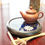 Thumbnail: Hand-made Ceramic Iron tea tray with Dk. Blue White flower pattern
