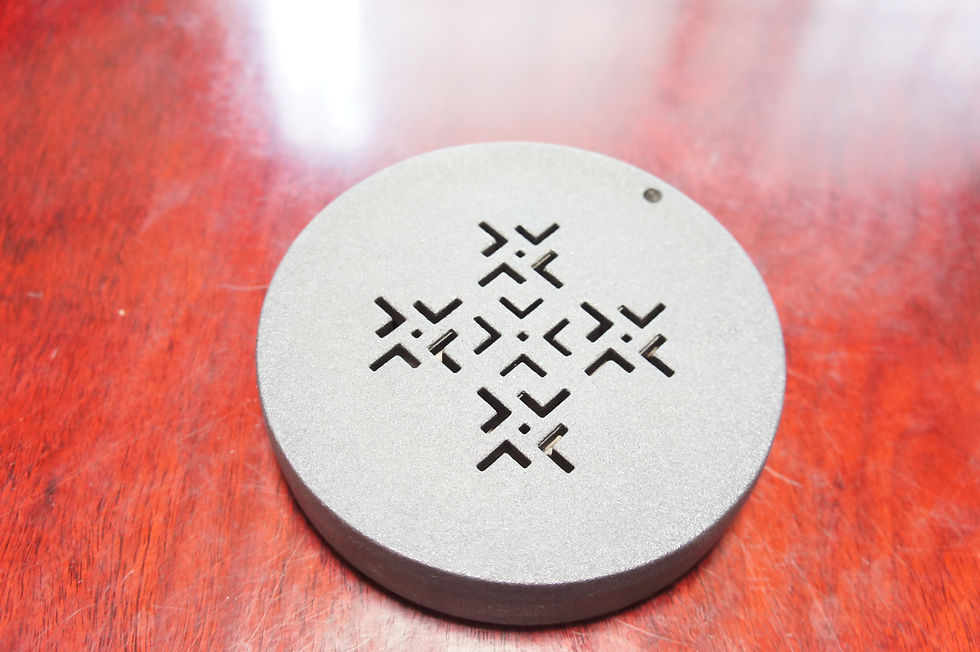 サムネイル： Square shape of Black Ceramic Iron tea tray