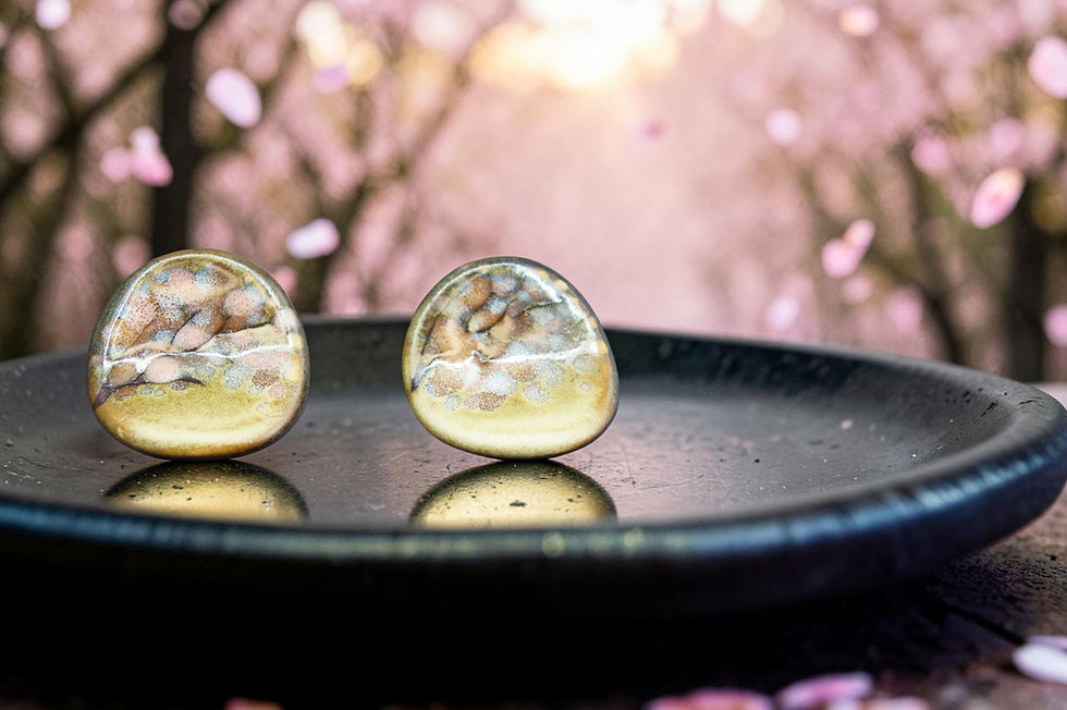 Thumbnail: Nunohiki - Sakura pattern chopstick holder