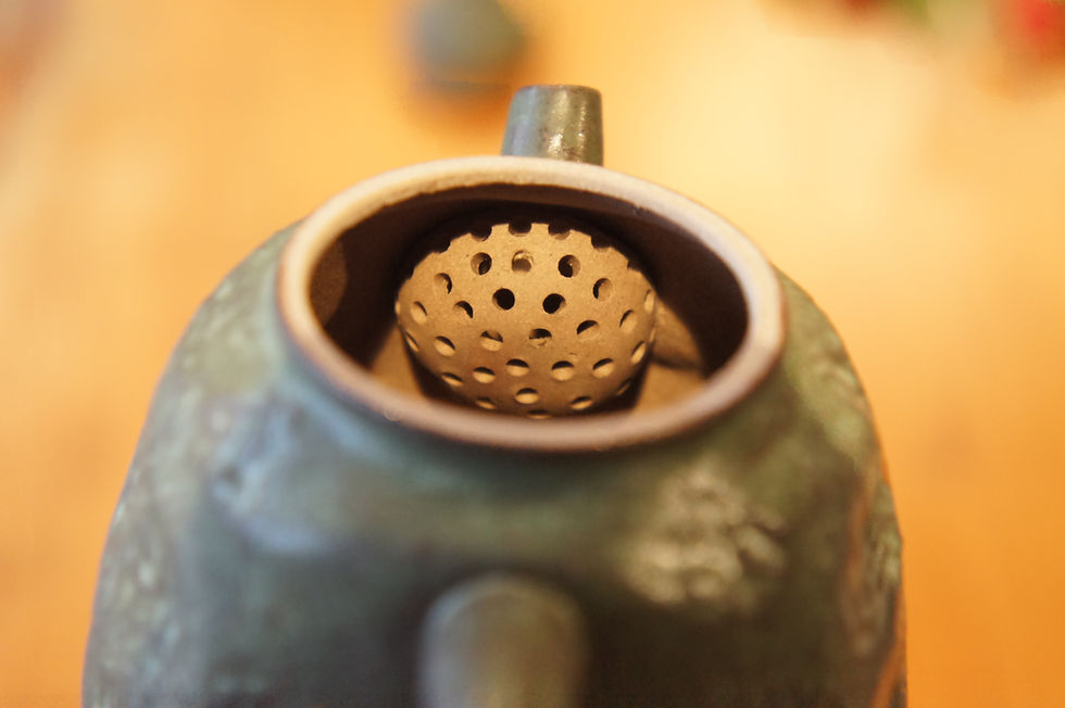 Thumbnail: Kongjizhai retro bronze glaze old rock mud handmade three-legged green mountain