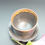 Thumbnail: Nunobiki - Japanese style small sencha tea bowl and saucer - Bronze