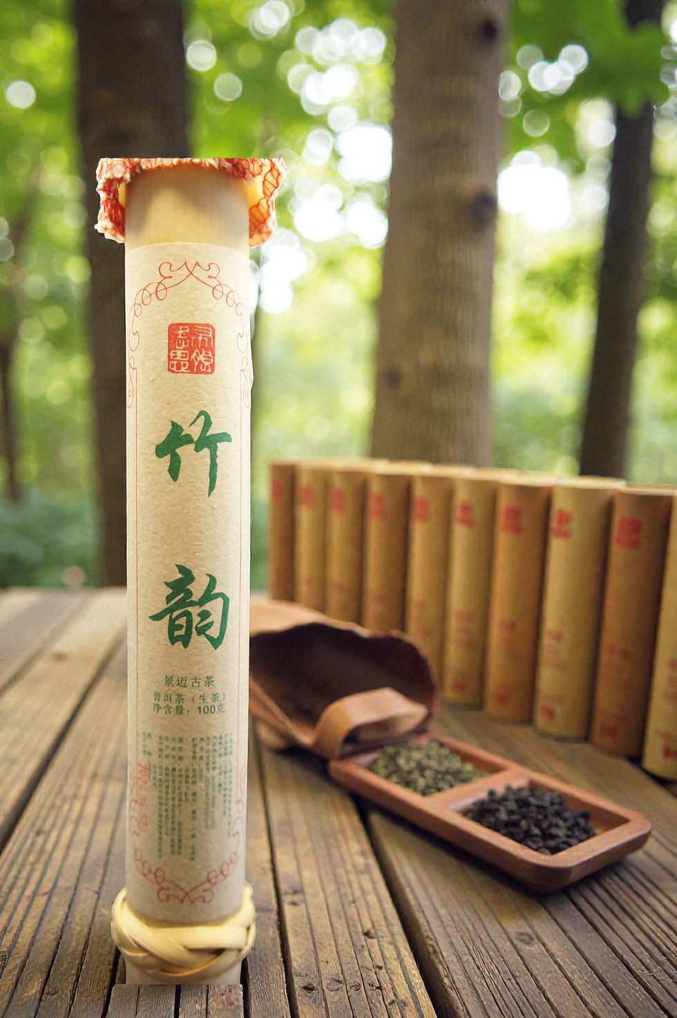 サムネイル： bamboo tube tea - 100g