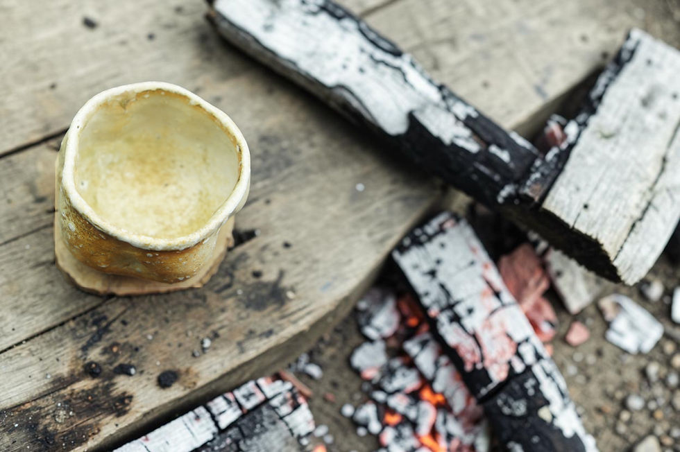 Thumbnail: Shigaraki - Japanese Fire-wood ceramic cup