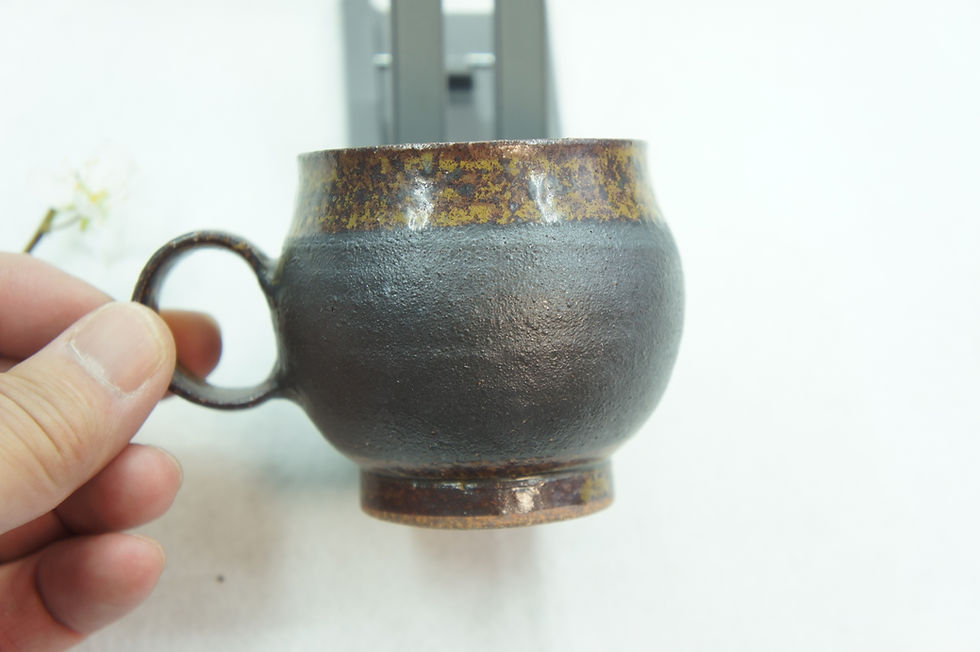 Thumbnail: Kusatsu - Japanese Mug - Bronze