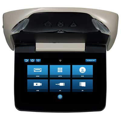 Thumbnail: VOXX 10.1" Touchscreen Overhead DVD Monitor System w/ App Control