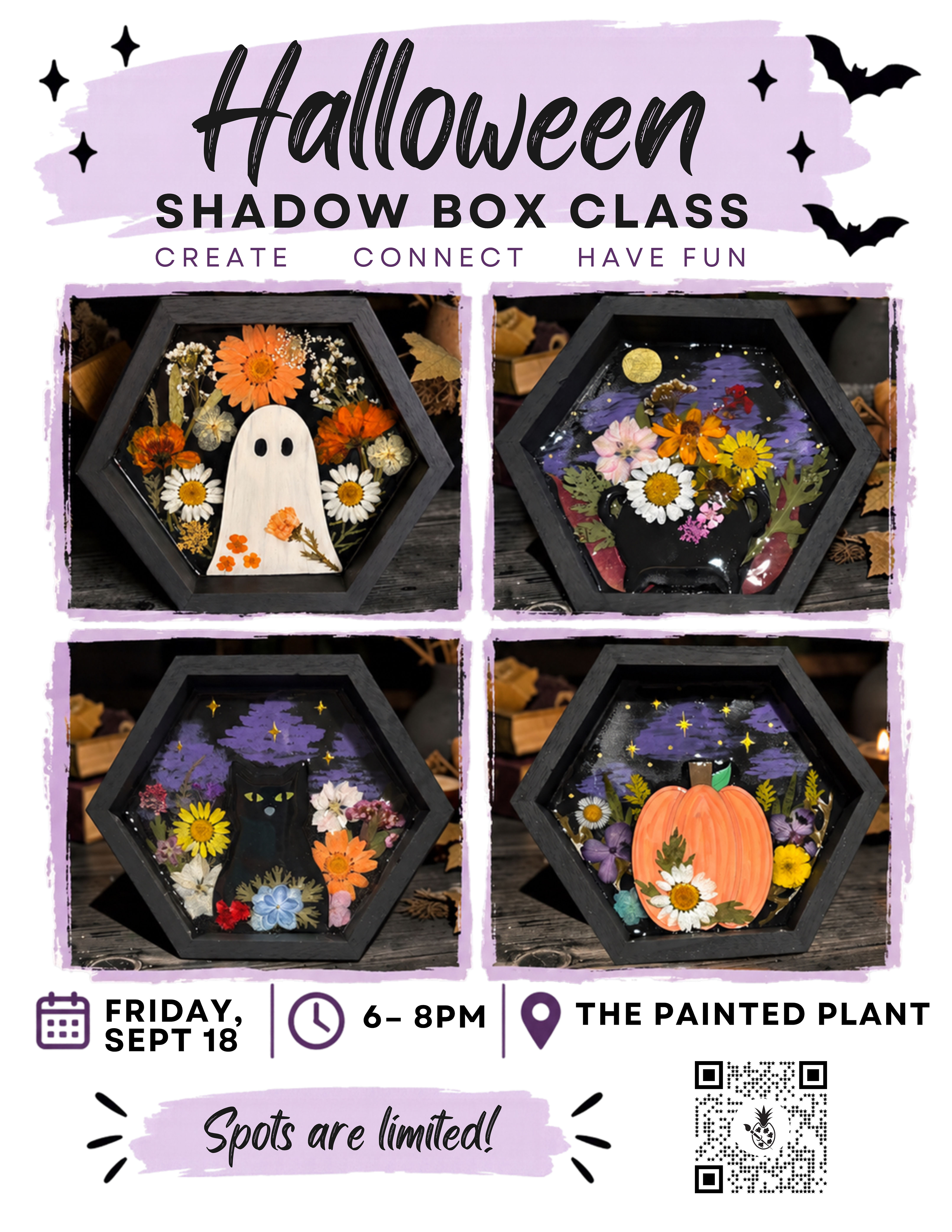 Halloween Shadowbox Fri, Sept 18 | 6–8 PM @The Painted