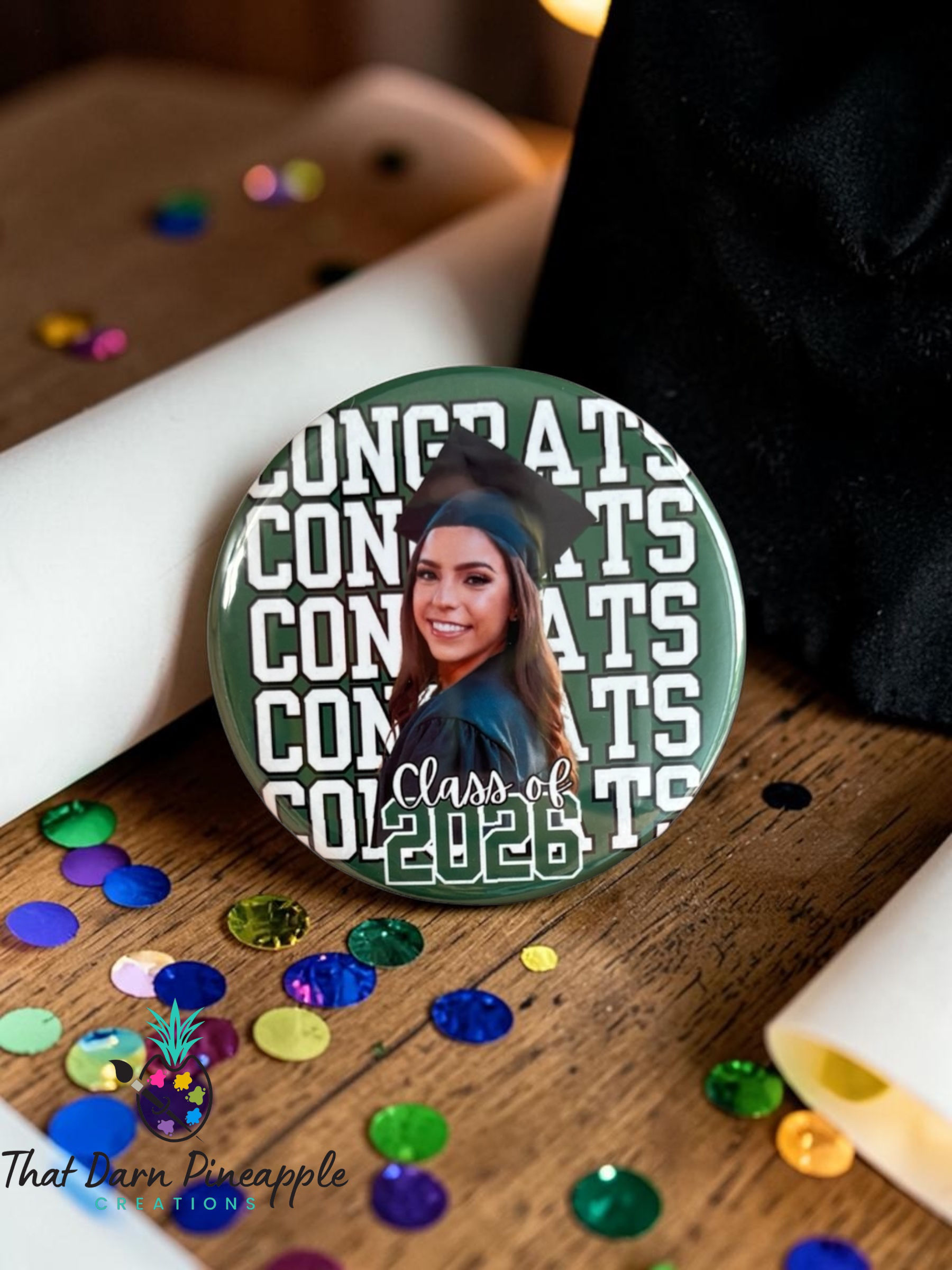 Congrats Graduation Buttons