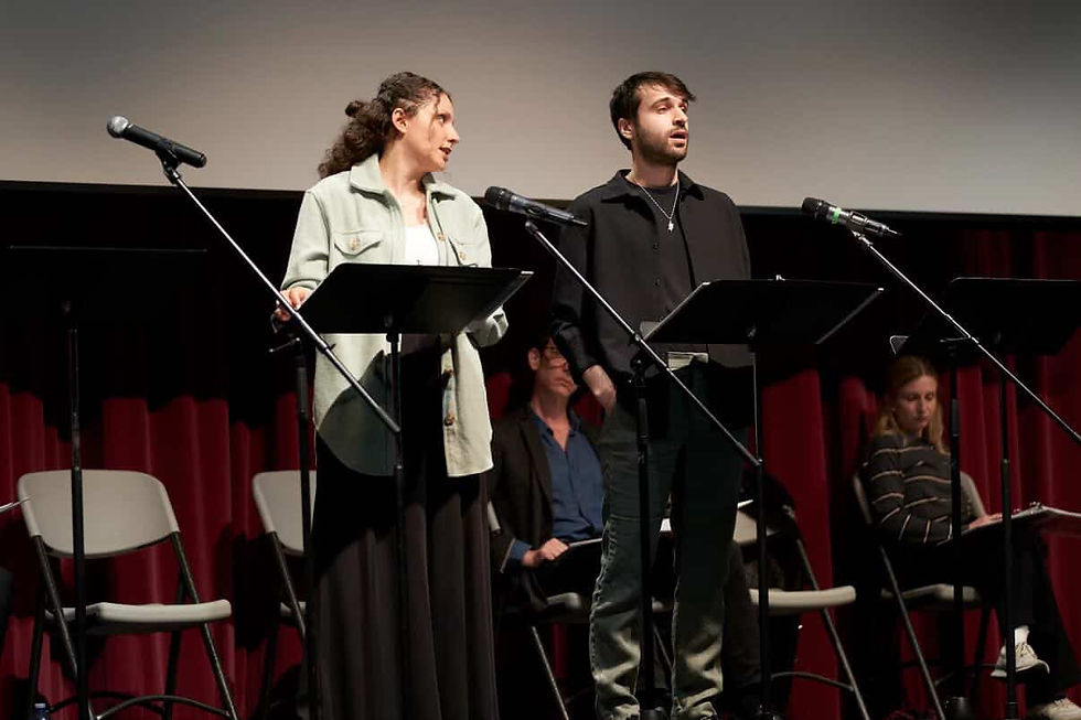 SHURA: The mission of identifying life by Roee Joseph. Actors: Anat Kriger, Sarah Orenstein, Jonas Chernick, Ori Black, Hershel Blatt and Lauren Livski.