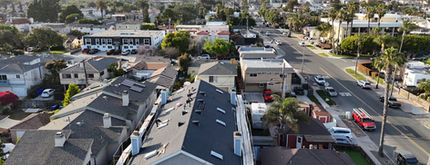 Top-down view of completed Owens Corning cool roof