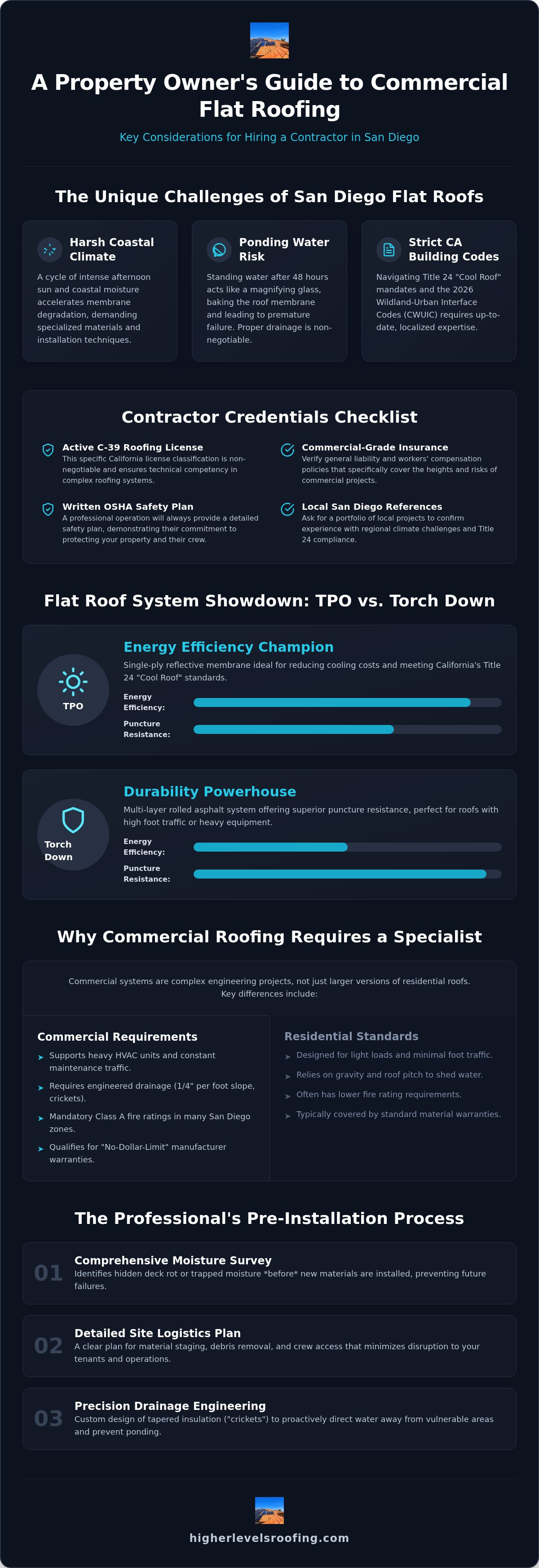 Commercial flat roofing contractors