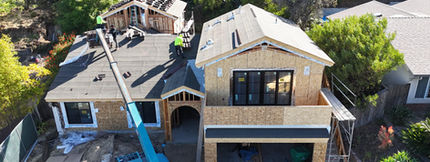 Two layers of Malarkey 40 underlayment before concrete tile placement