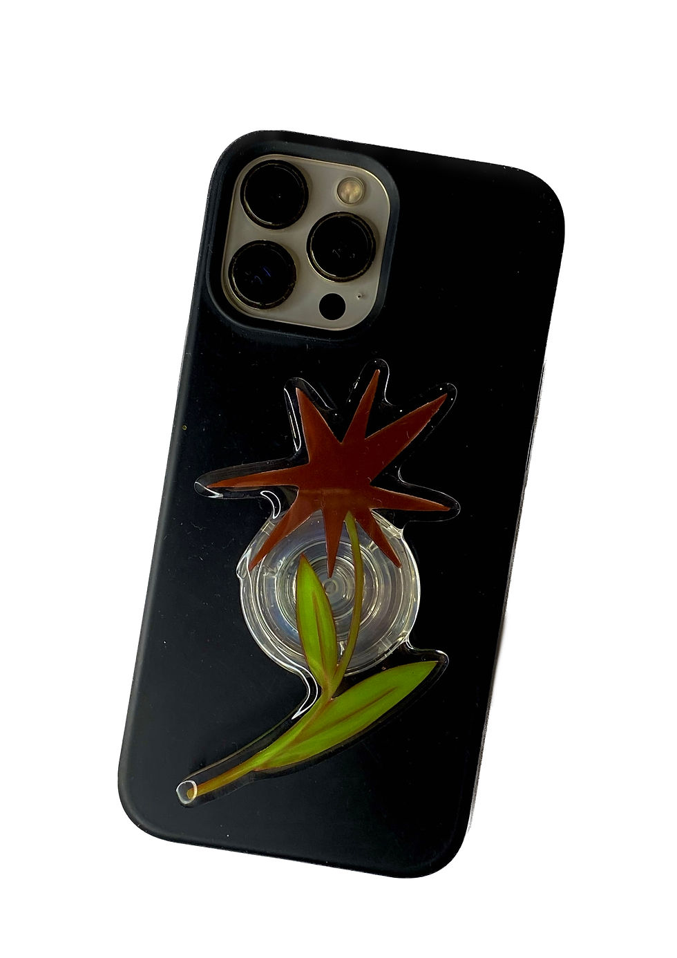 Spike Flower Phone Grip