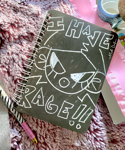 Strangle Notebook Raging Mini Spiral Notebook | madacreative