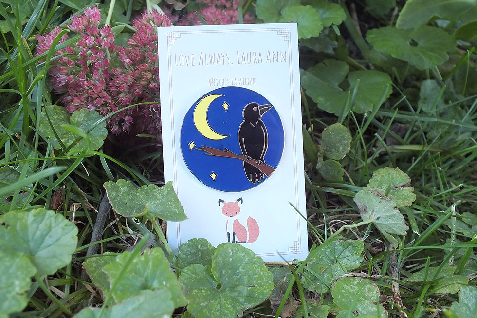 Thumbnail: Halloween Enamel Pins - Witch's Familiar Enamel Pins - Hard Enamel