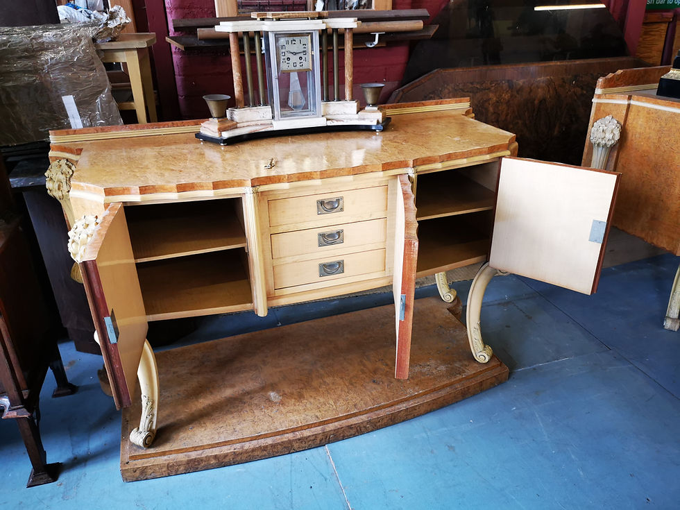 Thumbnail: H & L Epstein Art Deco Side Cabinets c 1930s