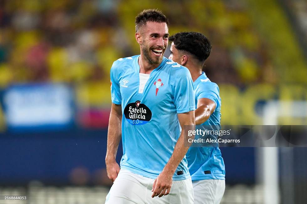 Oscar Mingueza, joins Palace on a free transfer from Celta Vigo