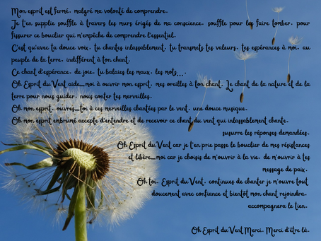 Demande à l'Esprit du Vent