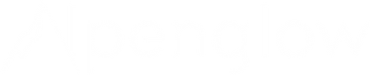 Alpenglow Logo White