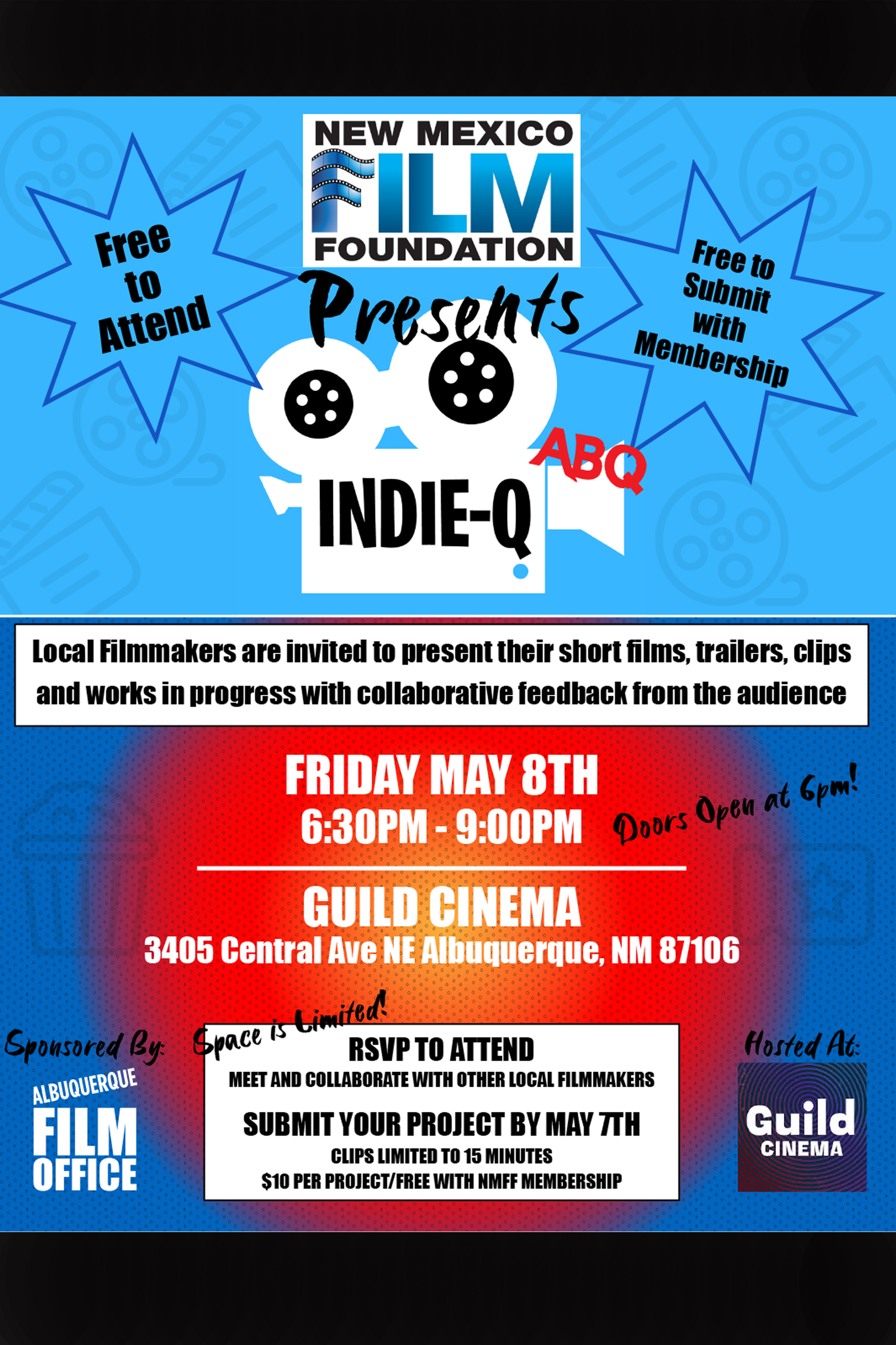 INDIE-Q ABQ: A Filmmakers Feedback Special Event