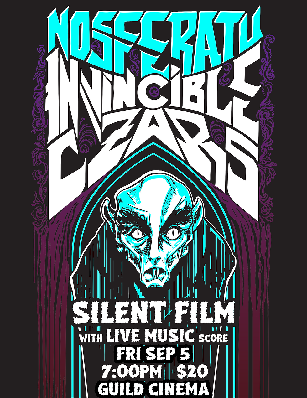 NOSFERATU (1922) WITH A LIVE FILM SCORE BY THE INVINCIBLE CZARS!