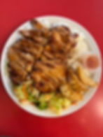 Chicken Teriyaki with Pot Stickers (3 pcs)