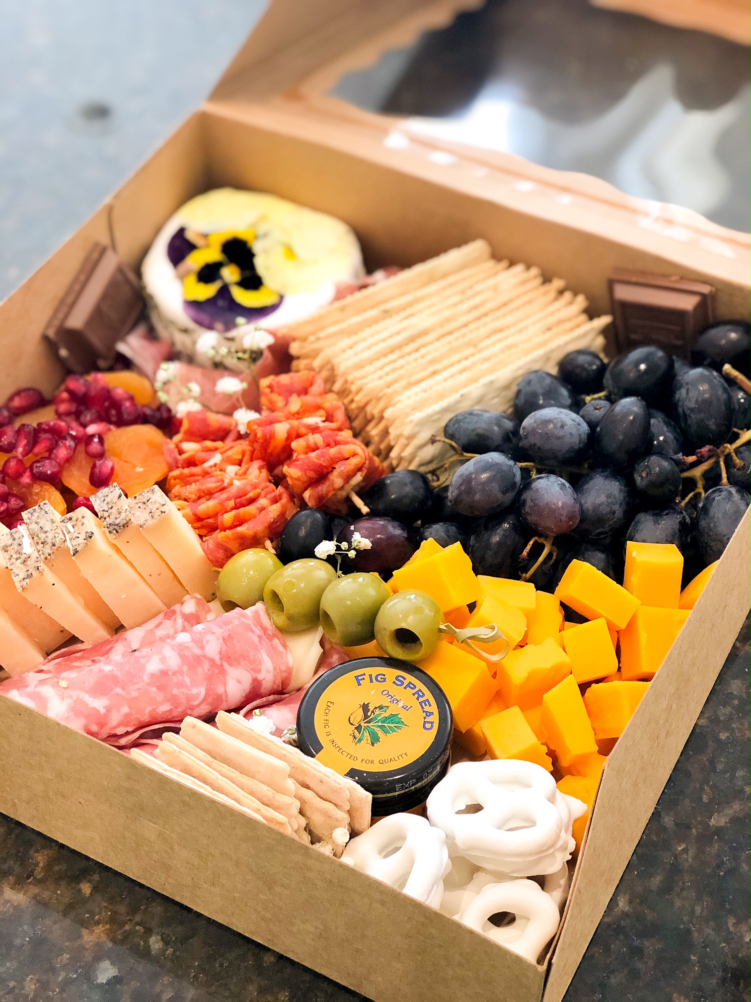 Arranged Food and Objects