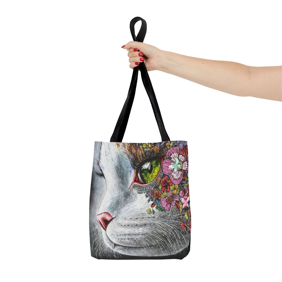 Thumbnail: FLEUR DE CHATTE - Tote Bag