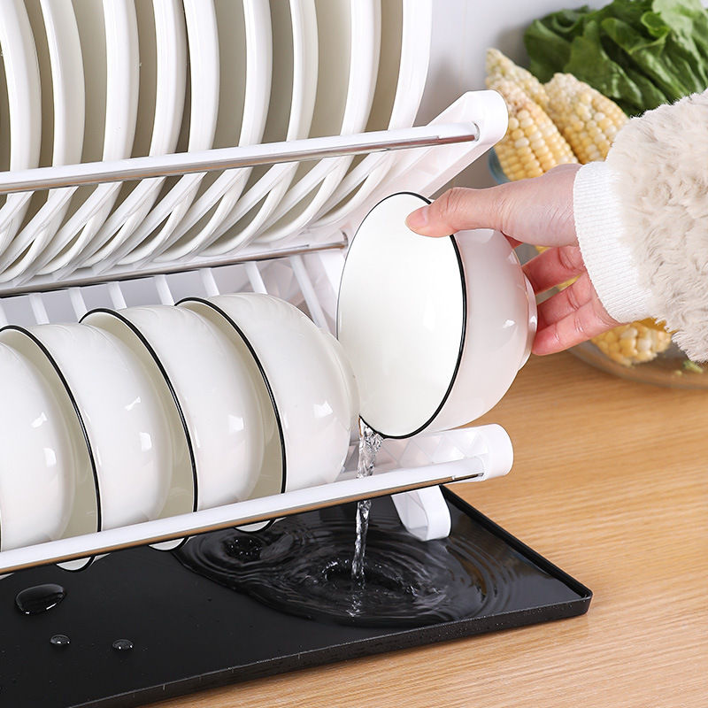 Thumbnail: Folding Draining Bowl Rack