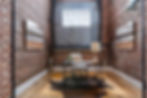 Office in converted warehouse