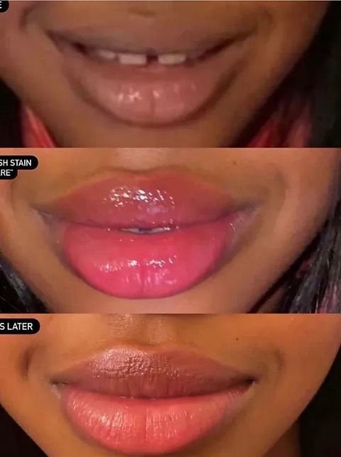 Waterproof matte lip stain with full coverage color
