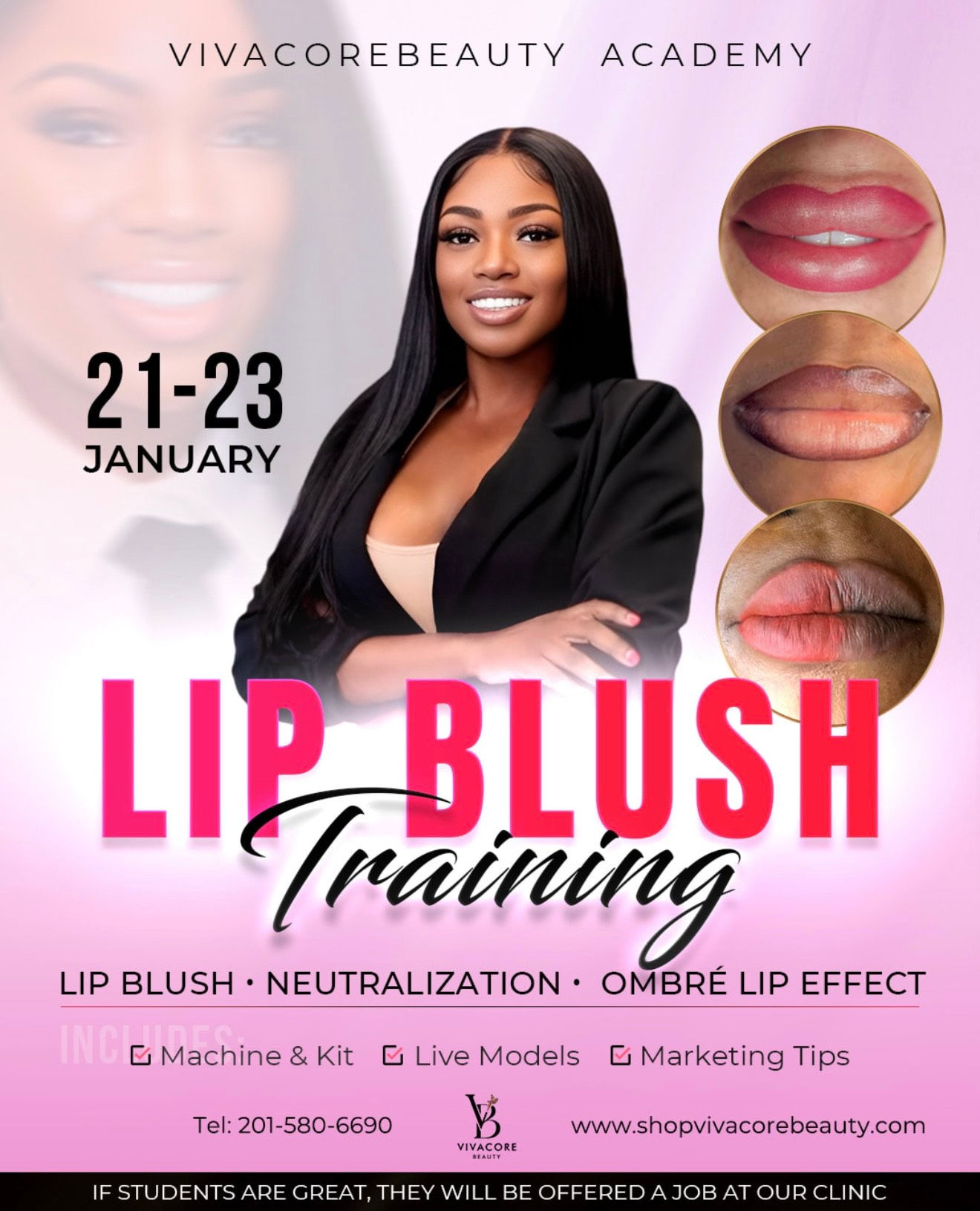 LIP BLUSH TRAINING (January 21-23))