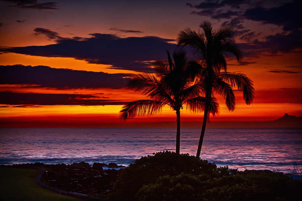 Beautiful beach high noon