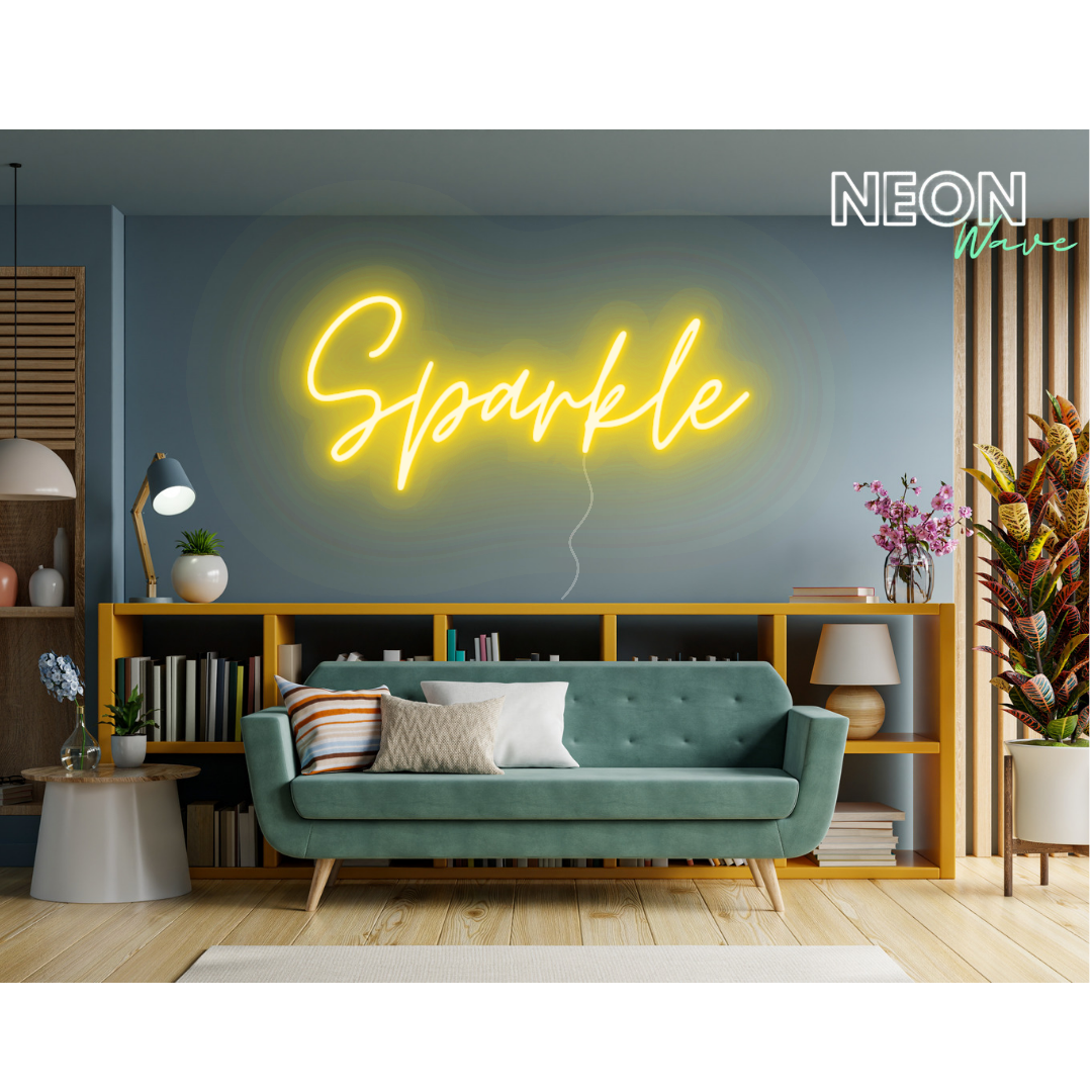 Sparkle neon sign