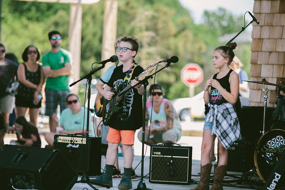 Mustang Outreach Program student band pe