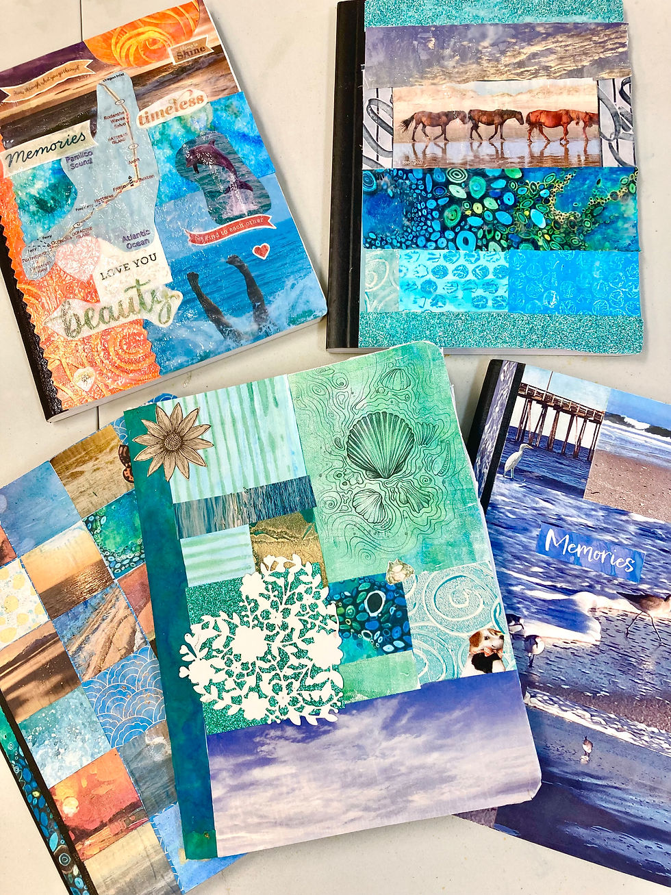 October Expressions Workshop- Collage Memory Journal with Diana Lawrence
