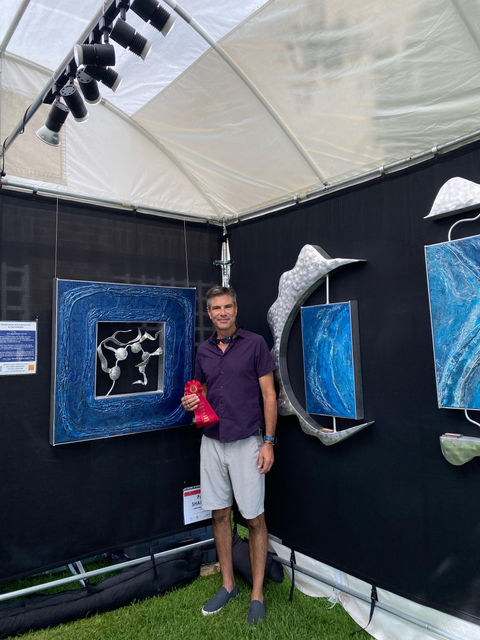 40th Annual New World Festival of the Arts Third Place award recipient Paul Shampine from