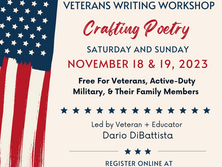 Registration Now Open For 11th Annual Outer Banks Veterans Writing Workshop