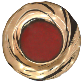 "GOLD PLATE", Ceramics by Manuela Federica / iSHONi Design