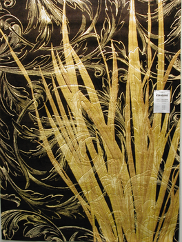 Rug Design VERDANA black by Manuela Federica, iSHONi Design, Domotex